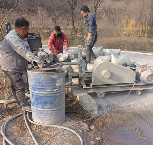 通渭路面下沉注浆